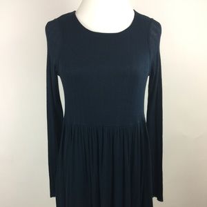 Soft Kimchi Blue Long Sleeve Lined Sweater Dress